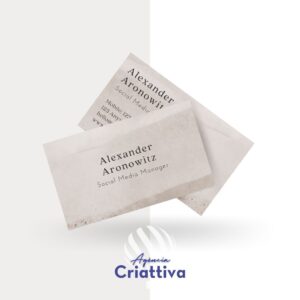 Cartão de Visita Comercial